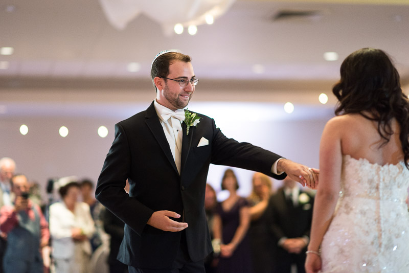 denver jewish wedding photographer first dance