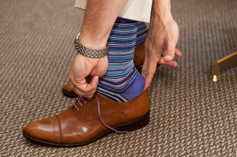 Emily and Ryan Lower Lake Ranch Wedding Photography socks