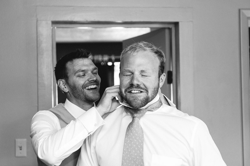 Emily and Ryan Lower Lake Ranch Wedding Photography ties