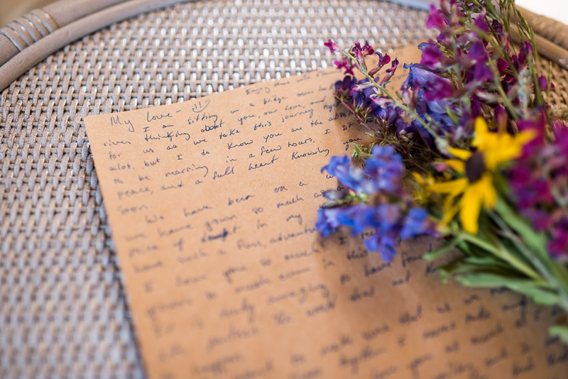 Emily and Ryan Lower Lake Ranch Wedding Photography vows