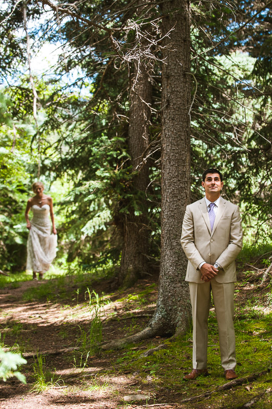 Emily and Ryan Lower Lake Ranch Wedding Photography first look