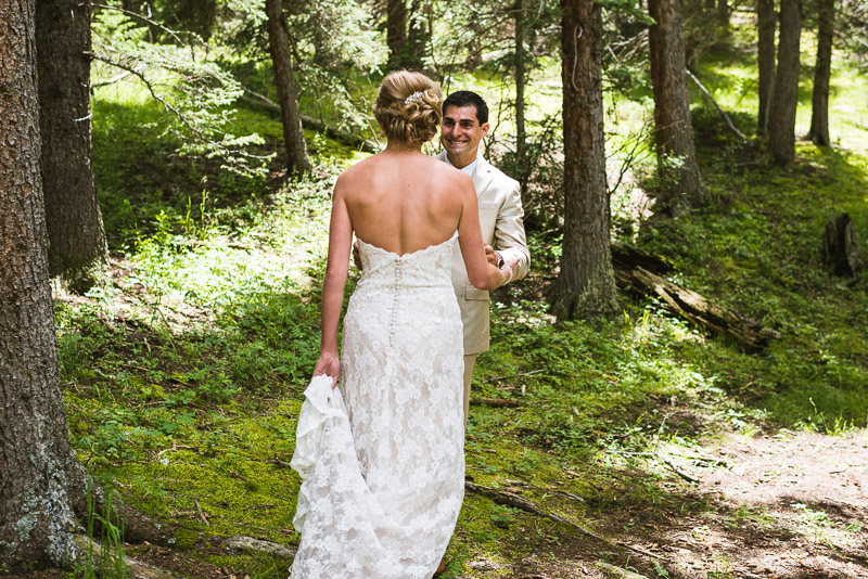 Emily and Ryan Lower Lake Ranch Wedding Photography first look