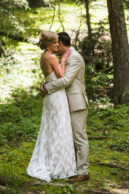 Emily and Ryan Lower Lake Ranch Wedding Photography hug