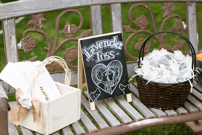 Emily and Ryan Lower Lake Ranch Wedding Photography lavender toss