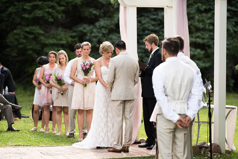 Emily and Ryan Lower Lake Ranch Wedding Photography prayer