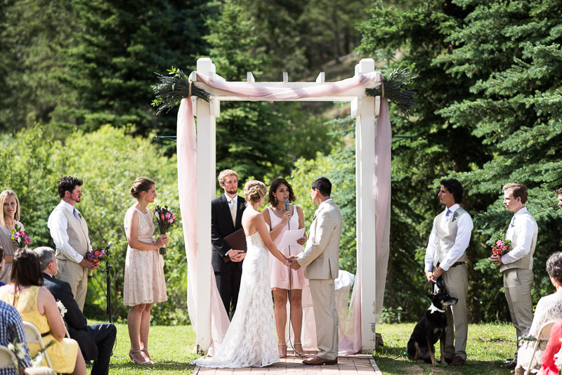 Emily and Ryan Lower Lake Ranch Wedding Photography ceremony