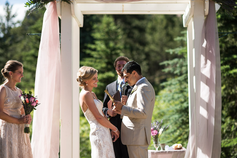 Emily and Ryan Lower Lake Ranch Wedding Photography laughing bride