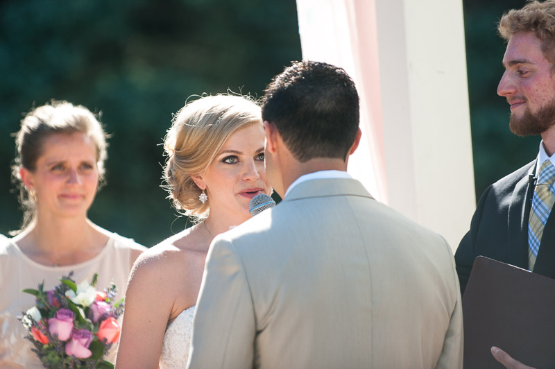 Emily and Ryan Lower Lake Ranch Wedding Photography vows