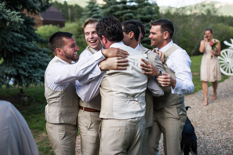 Emily and Ryan Lower Lake Ranch Wedding Photography happy guys