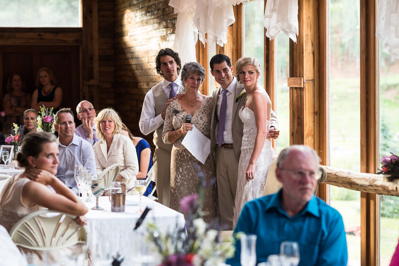 Emily and Ryan Lower Lake Ranch Wedding Photography toasts