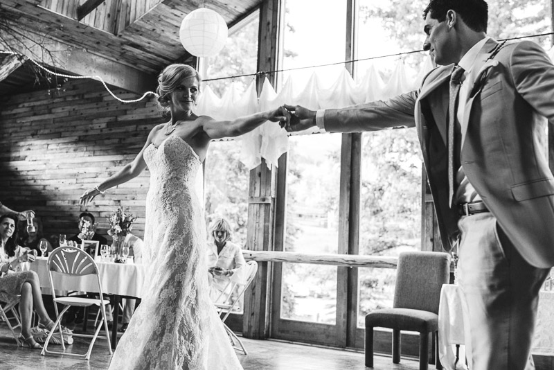 Emily and Ryan Lower Lake Ranch Wedding Photography dancing