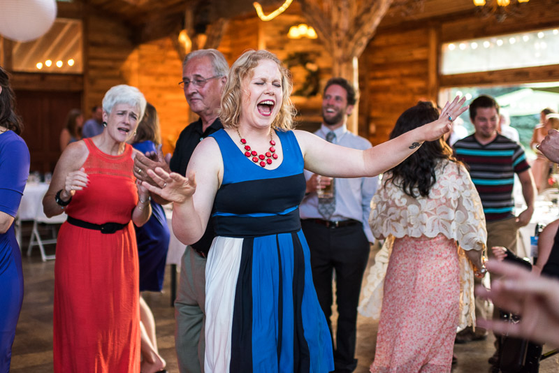 Emily and Ryan Lower Lake Ranch Wedding Photography dancing