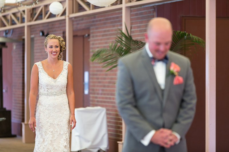 Denver athletic club wedding first look
