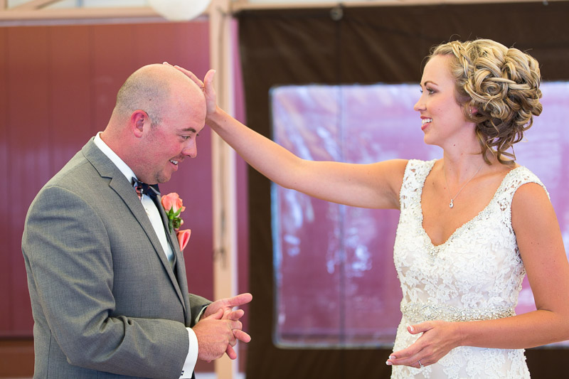 Denver athletic club wedding first look