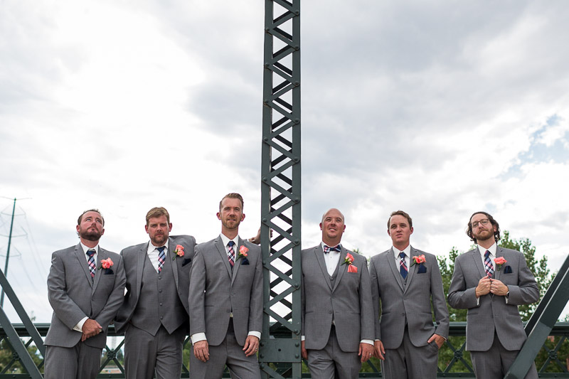 Denver athletic club wedding bridge