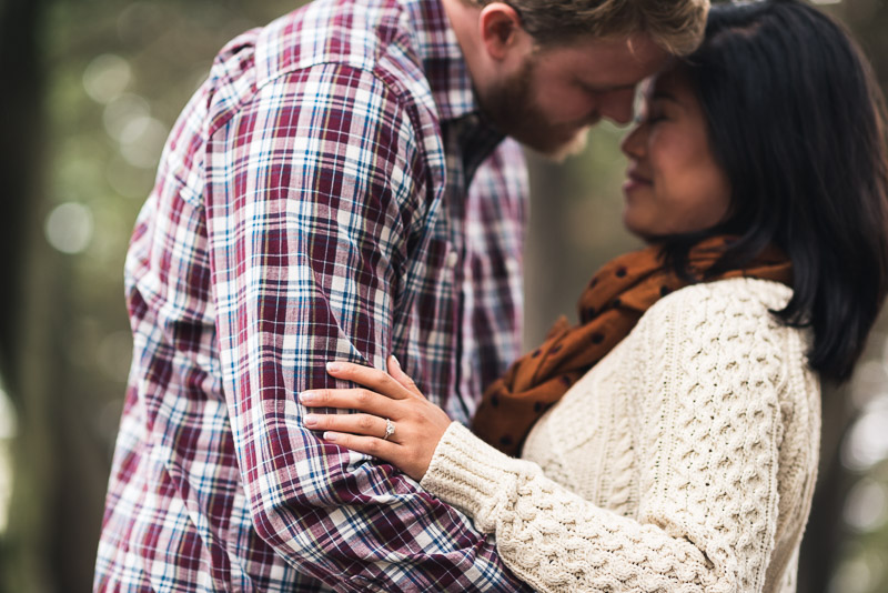 San Francisco engagement photography alamo square