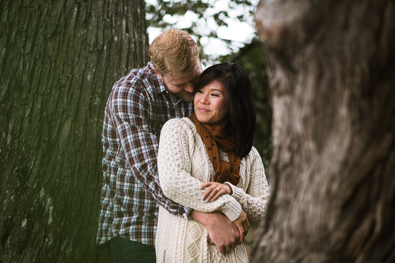 San Francisco engagement photography alamo square