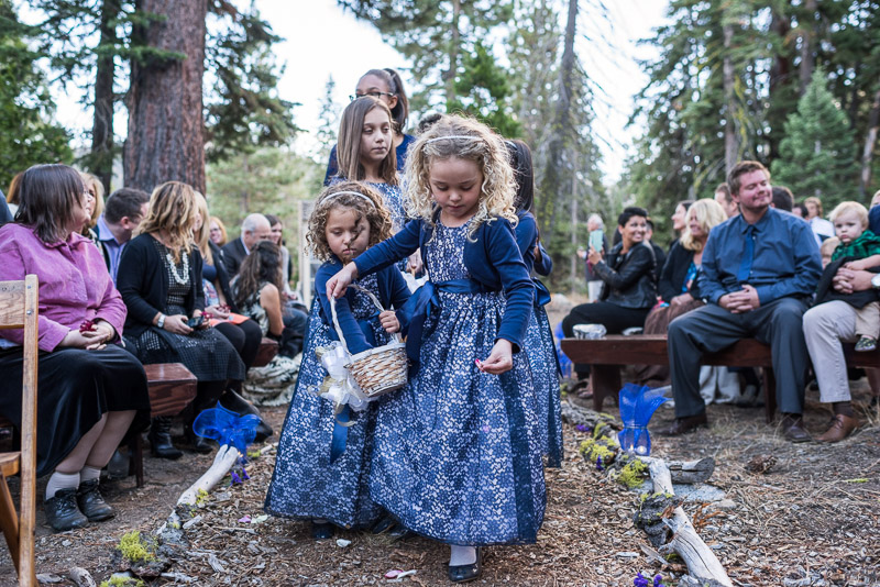Lake Tahoe Wedding Photographer flower girls