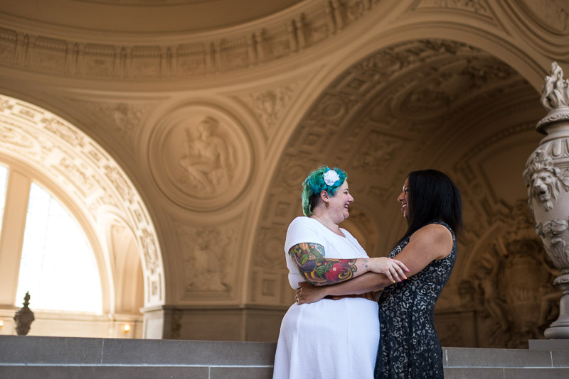 San Francisco City Hall Wedding Photography same sex