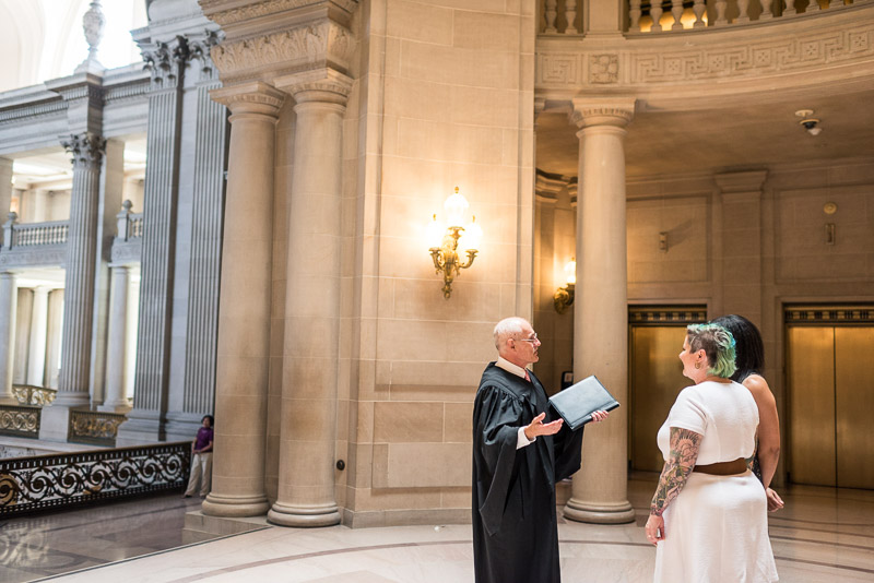 San Francisco City Hall Wedding Photography same sex