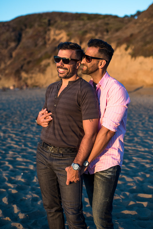 San Francisco Same Sex Engagement Photography Baker Beach