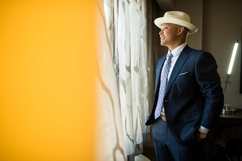 San Francisco Wedding Photography happy groom