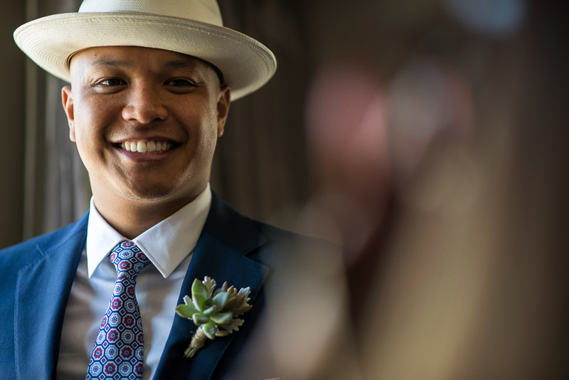 San Francisco Wedding Photography happy groom