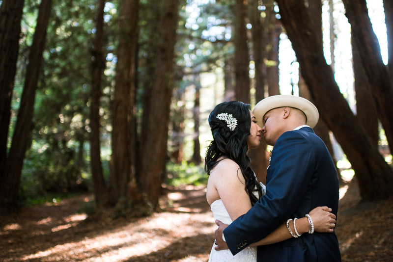 San Francisco Wedding Photography kissing couple