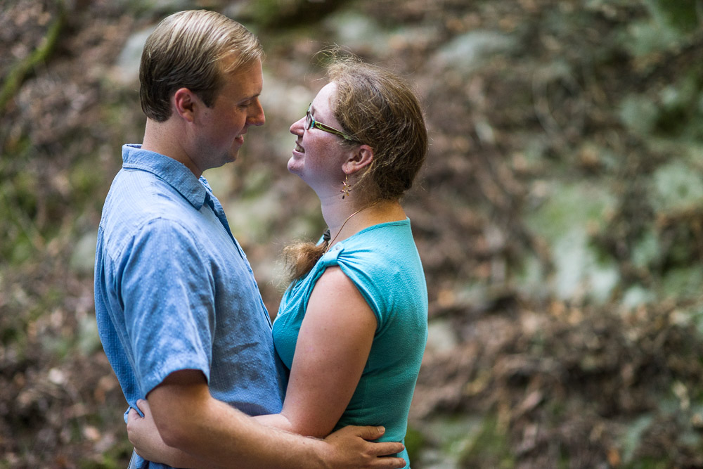 San Francisco redwood engagement photography