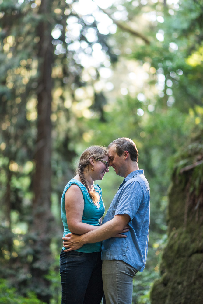 San Francisco redwood engagement photography