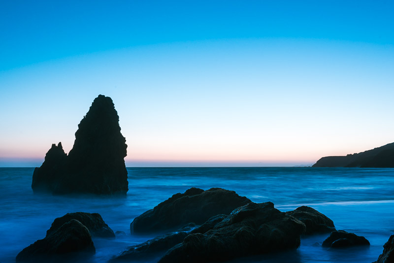 San Francisco beach sunset