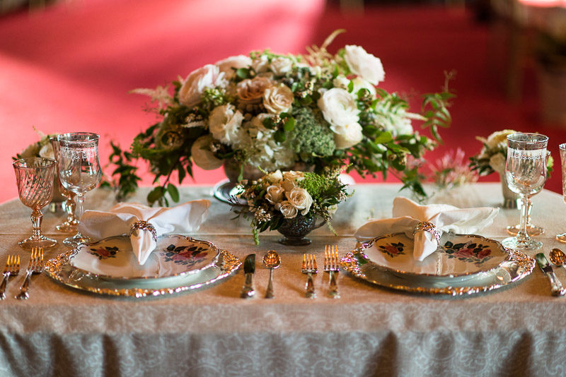 wedding head table decorations