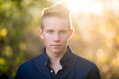 San Francisco high school senior photos amazing light