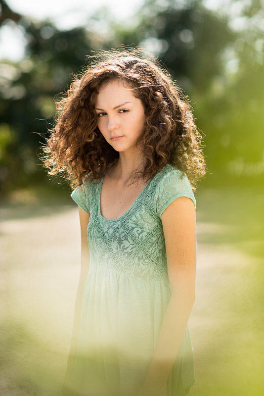 San Francisco high school senior photos fierce hair