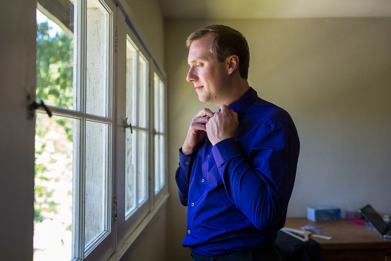 San Francisco Wedding Photography Villa Chanticleer groom bow tie