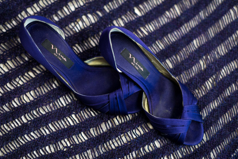 San Francisco Wedding Photography Villa Chanticleer blue wedding shoes