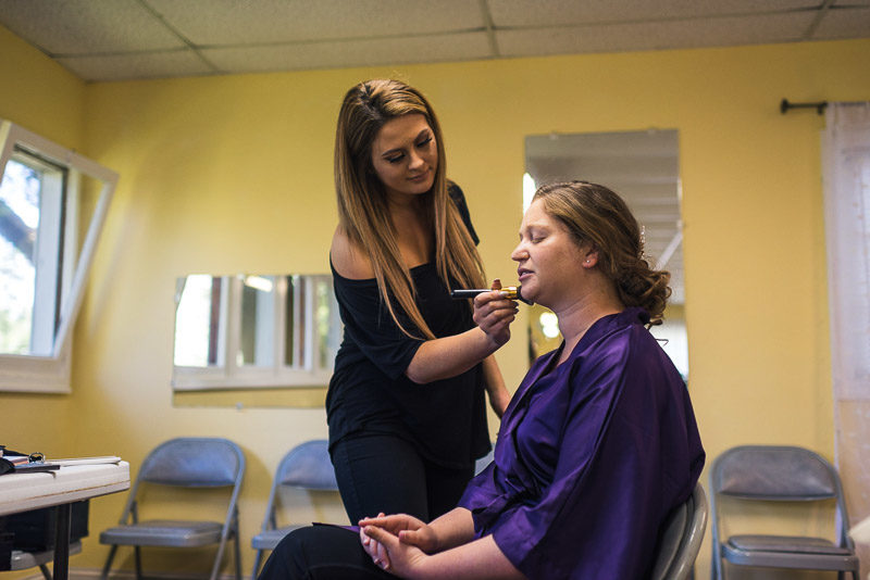 San Francisco Wedding Photography Villa Chanticleer makeup