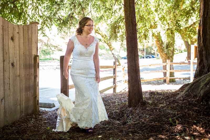 San Francisco Wedding Photography Villa Chanticleer bride first look