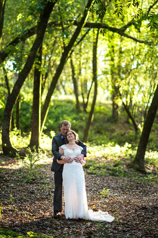 San Francisco Wedding Photography Villa Chanticleer standing in the forest