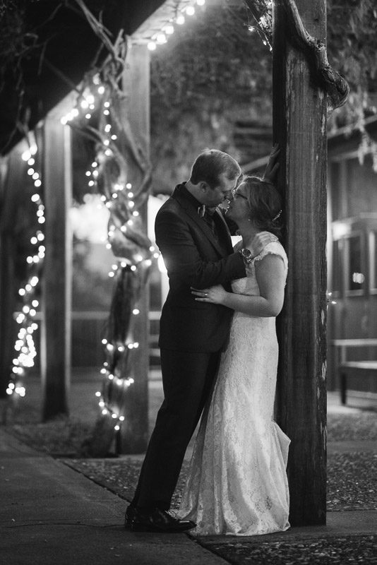 San Francisco Wedding Photography Villa Chanticleer night couple