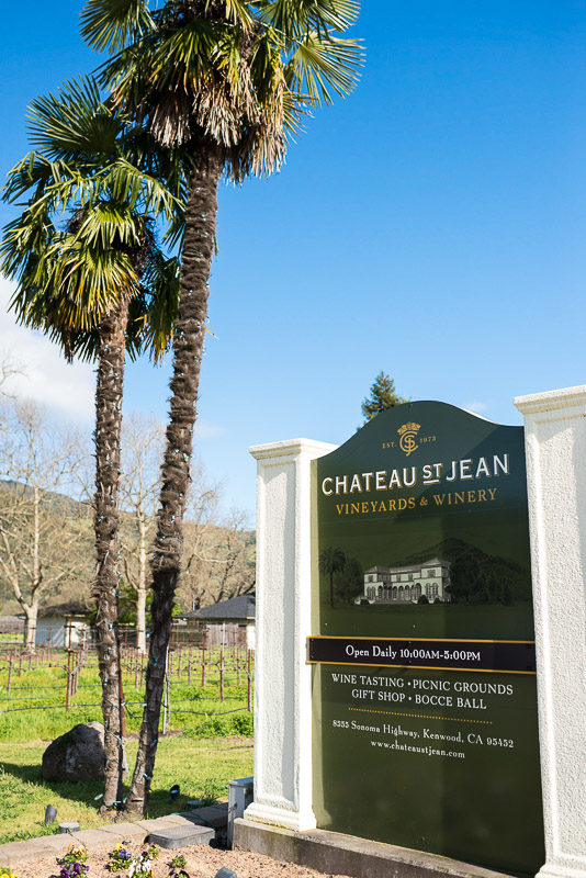 Sonoma Chateau St Jean Vineyard