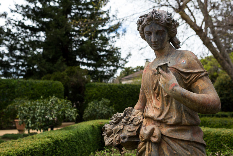 Sonoma Chateau St Jean Vineyard statue