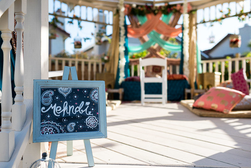 San Francisco Mehndi Ceremony Photographer sign
