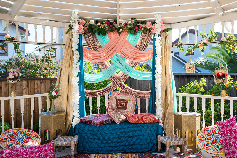 San Francisco Mehndi Ceremony Photographer colors