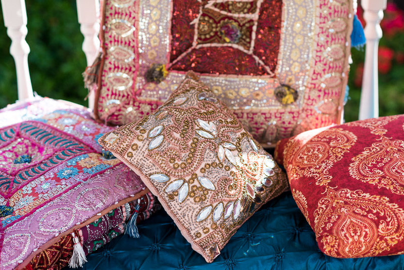 San Francisco Mehndi Ceremony Photographer cushions