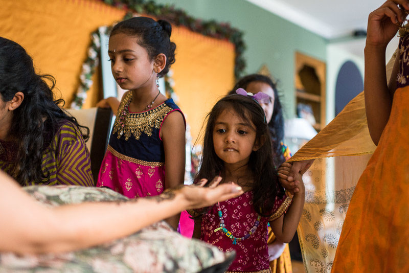 San Francisco Mehndi Ceremony Photographer curious child