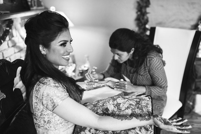 San Francisco Mehndi Ceremony Photographer bride laughing