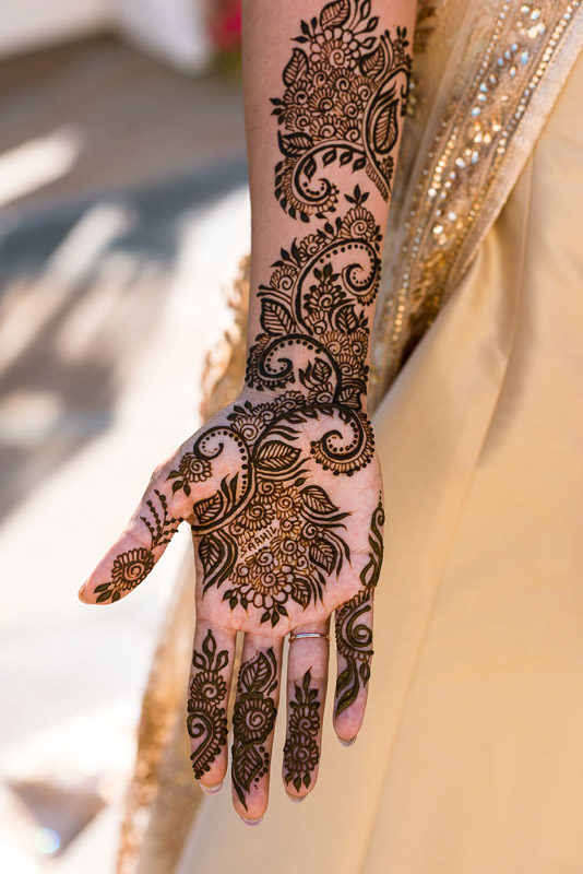 San Francisco Mehndi Ceremony Photographer henna hand
