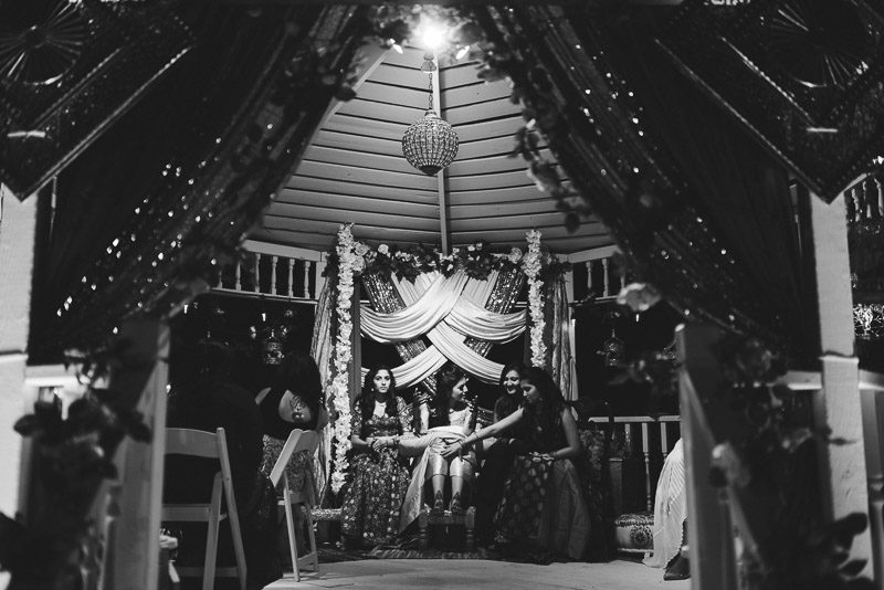 San Francisco Mehndi Ceremony Photographer talking friends