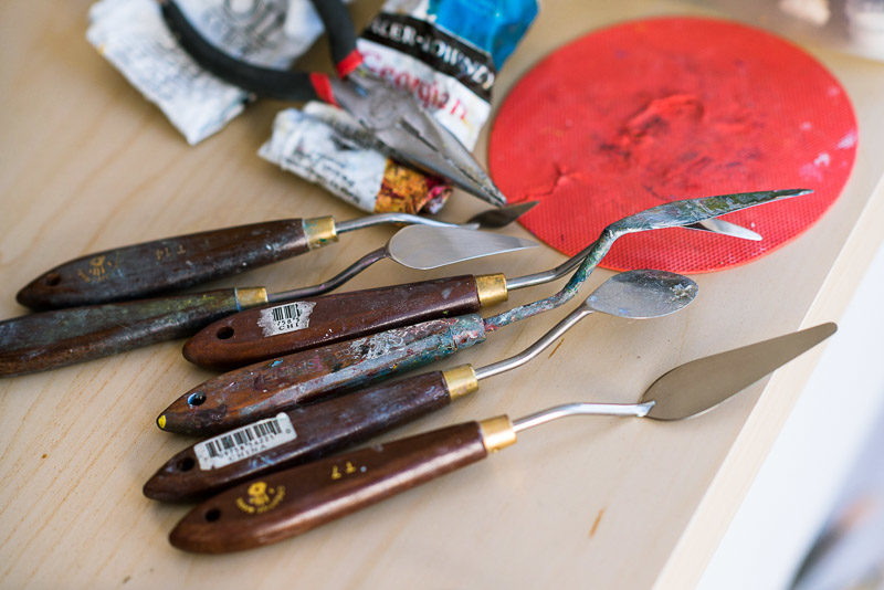 Chloe san francisco abstract expressionism painter knives